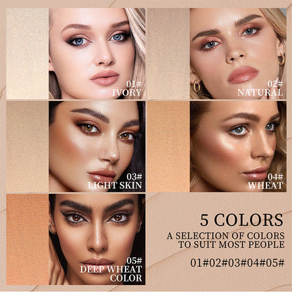 Dual-Ended Foundation & Concealer Stick with Built-in Brush