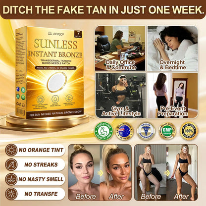 🔥𝑶𝒇𝒇𝒊𝒄𝒊𝒂𝒍 𝑺𝒕𝒐𝒓𝒆 | ☀️☀️ AKYGO® 𝐒𝐮𝐧𝐥𝐞𝐬𝐬 𝐈𝐧𝐬𝐭𝐚𝐧𝐭 𝐁𝐫𝐨𝐧𝐳𝐞 𝐓𝐚𝐧𝐧𝐢𝐧𝐠 𝐌𝐢𝐜𝐫𝐨𝐧𝐞𝐞𝐝𝐥𝐞 𝐏𝐚𝐭𝐜𝐡 🇦🇺 (𝐉𝐮𝐬𝐭 𝐨𝐧𝐜𝐞 𝐚 𝐝𝐚𝐲) 𝐕𝐢𝐬𝐢𝐛𝐥𝐞 𝐁𝐫𝐨𝐧𝐳𝐞 𝐆𝐥𝐨𝐰 𝐢𝐧 𝟕 𝐃𝐚𝐲𝐬 ✅ 𝐍𝐨 𝐔𝐕, 𝐍𝐨 𝐎𝐫𝐚𝐧𝐠𝐞, 𝐍𝐨 𝐒𝐭𝐫𝐞𝐚𝐤𝐬, 𝐍𝐨 𝐃𝐇𝐀, 𝐍𝐨 𝐌𝐞𝐬𝐬.
